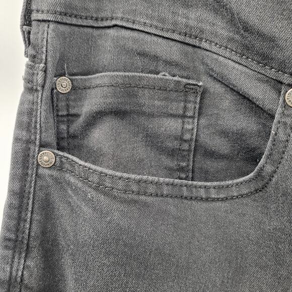 Fidelity Denim Torino Black Slim Jeans 5-Pockets Zipper Button Fly Men's Size 38 - Picture 5 of 11